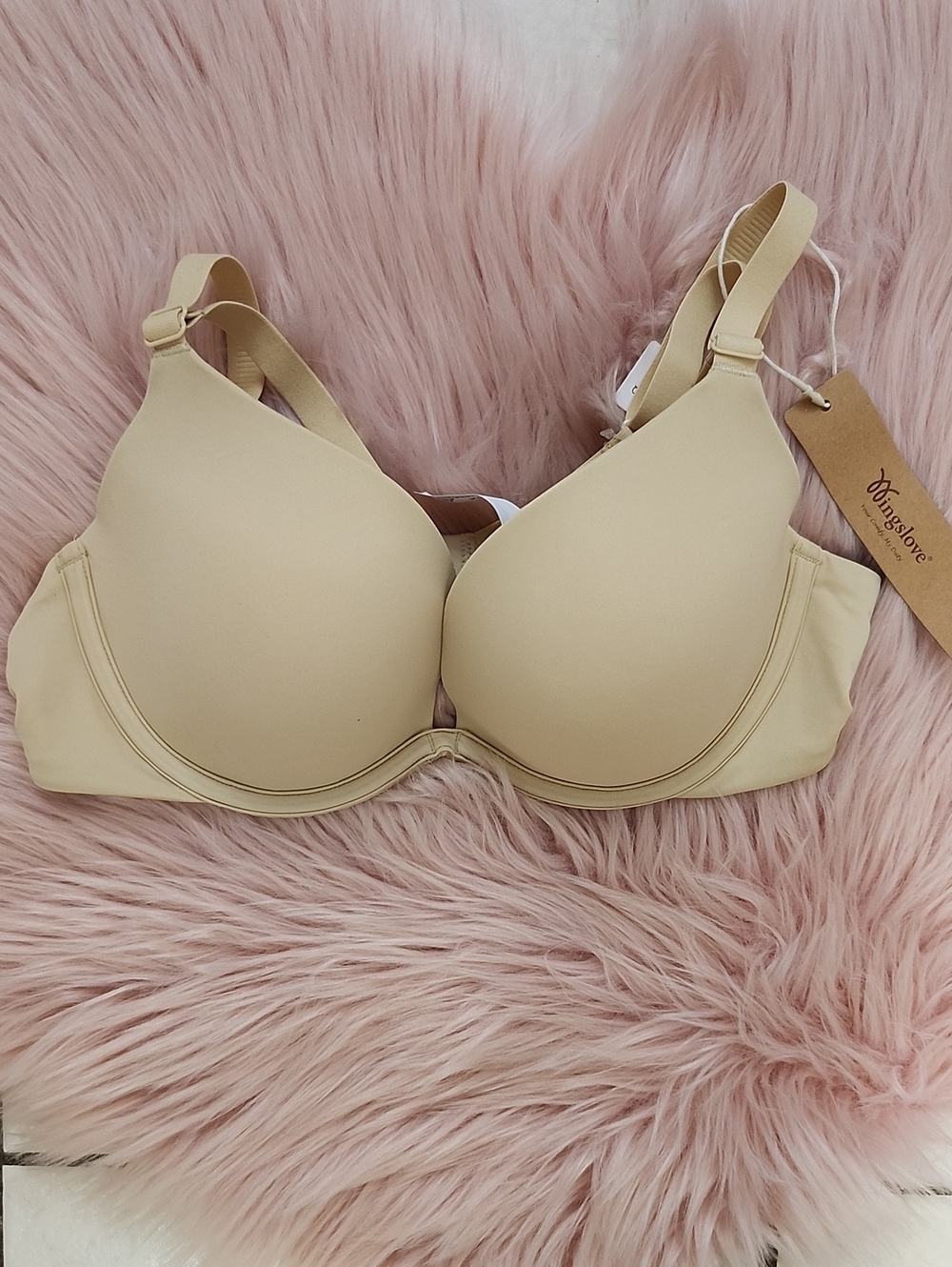 Brand New WINGSLOVE DEEP PLUNGE PUSH-UP BRA-36C